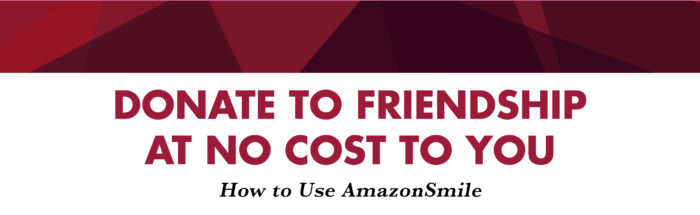 Donate through AmazonSmile