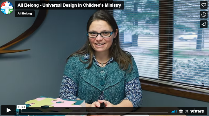 Universal Design in Children's Ministry